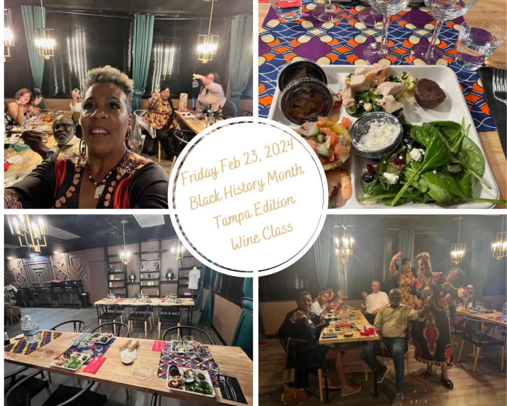 Black History Month Wine Class 2024 Tampa Edition